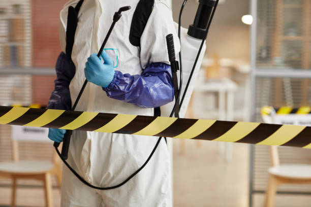 Professional Sewage Cleanup technician working in Moss Landing, CA